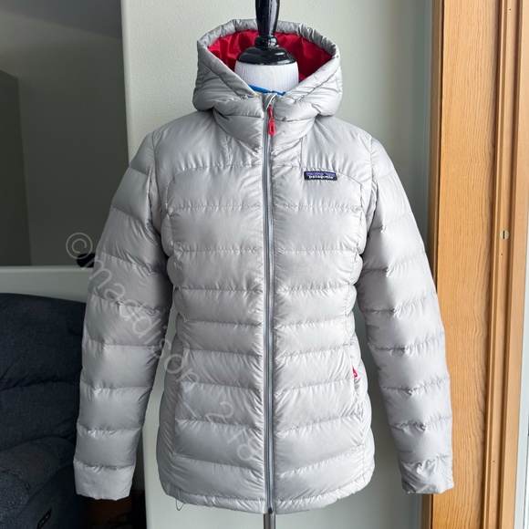 Patagonia Hi-Loft Down Hoody Jacket Small Drifter Gray 600-fill power down S - Picture 15 of 15